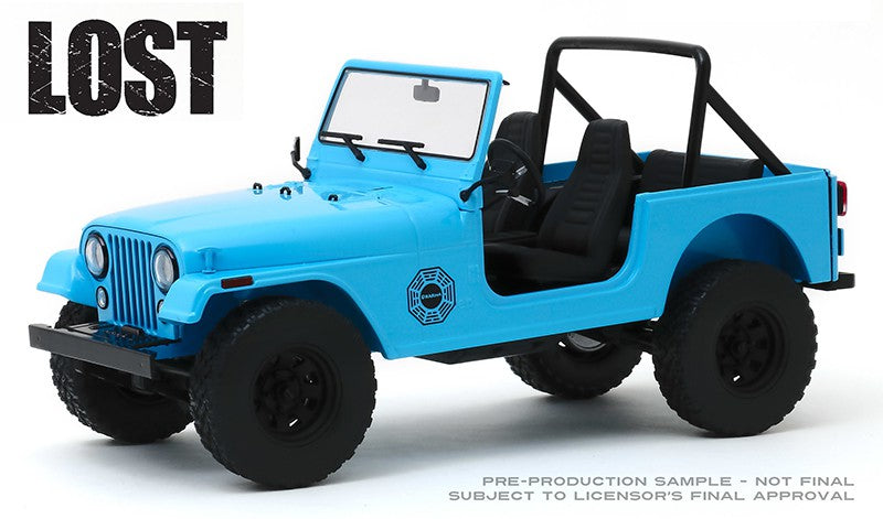 1977 Jeep CJ-7 "Dharma" Jeep - LOST (TV Series)  Greenlight 1/18  19064  Passion Diecast 