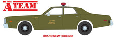 1977 Plymouth Fury -US Army Police -The A-Team -  Greenlight 1/24 , 84102  Passion Diecast 
