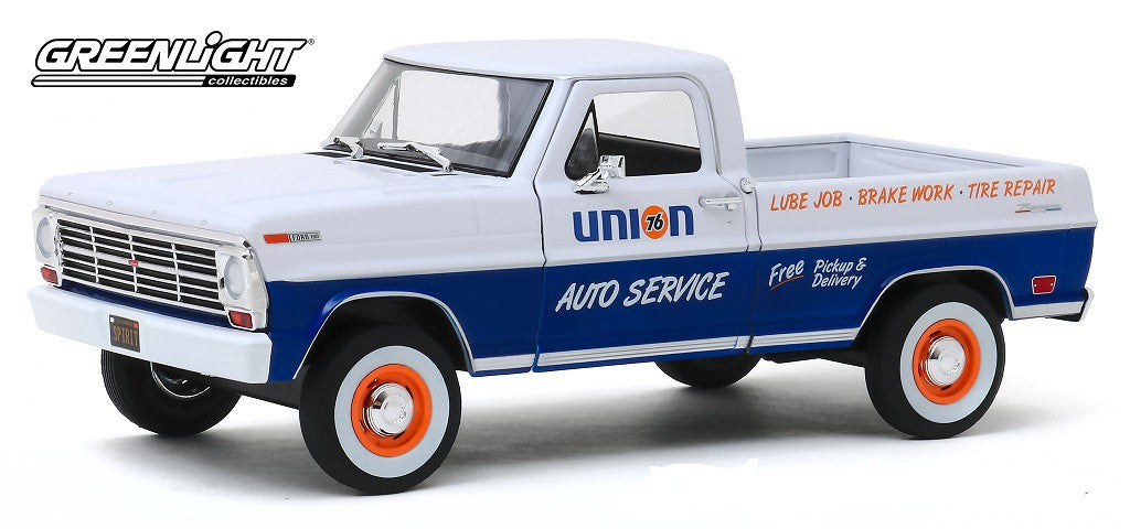 1968 Ford F-100 - Union 76 Auto Service  Running on Empty 4   1/24 Greenlight 85052  Passion Diecast