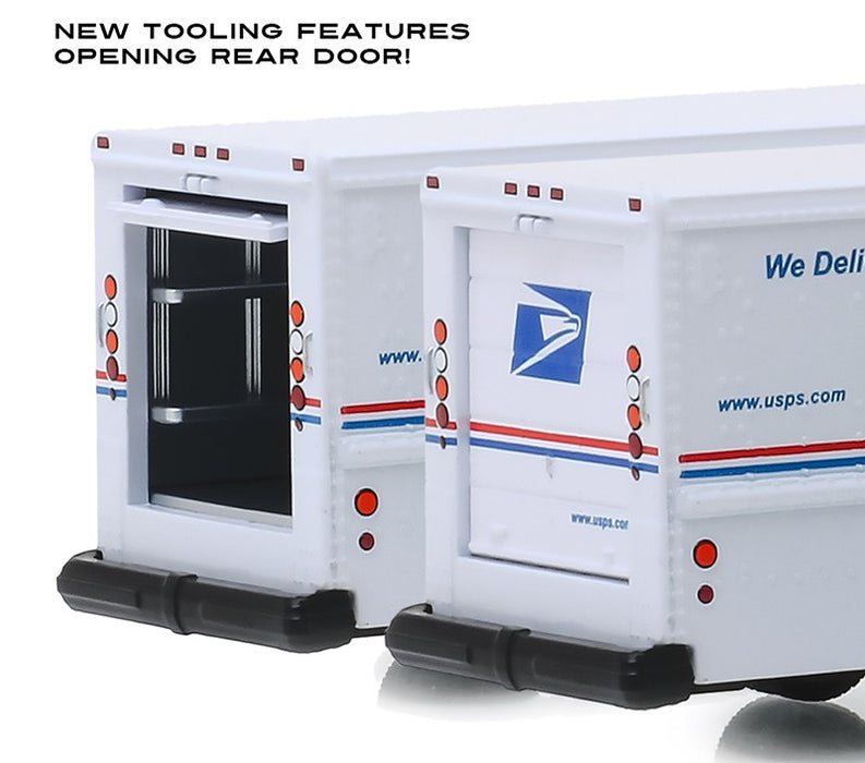 United States Post Office (USPS) - 2019 Mail Delivery Vehicle - H.D. Trucks  17  1/64 Greenlight 33170 B Passion Diecast 