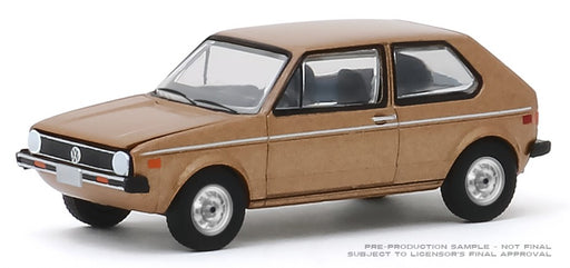 1977 Volkswagen Rabbit - The Champagne Edition -  Hobby Exclusive 1/64 Greenlight 30099 Passion Diecast 