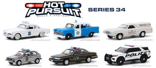 1953 Studebaker Commander - Indiana State Police - Hot Pursuit Series 34 - 1-64 greenlight 42910 A Passion Diecast