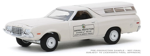 1972 Ford Ranchero  Animal Protection  Henrico County, Virginia / PD - Hot Pursuit 34 - 1-64 greenlight 42910 C  Passion Diecast