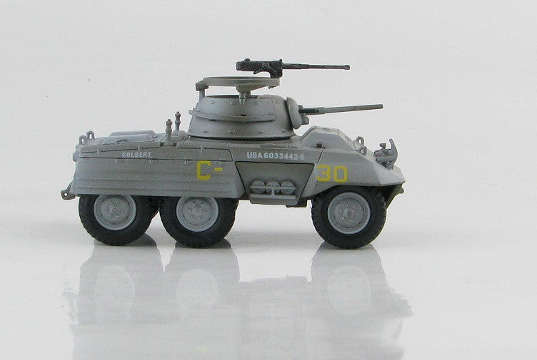 M8 Greyhound   Armored Car US Army 82nd  Btn, Ardennes, Belgium, December 1944, Hobby Master 1/72  HG3812