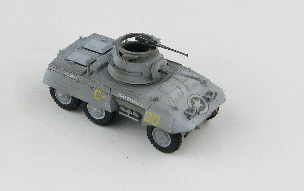 M8 Greyhound   Armored Car US Army 82nd  Btn, Ardennes, Belgium, December 1944, Hobby Master 1/72  HG3812
