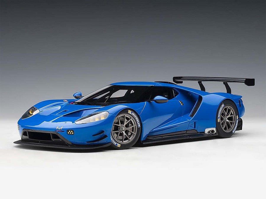 Ford GT LeMans Plain Body Version - Blue   AUTOART - 1/18 -  81812  Passion Diecast 