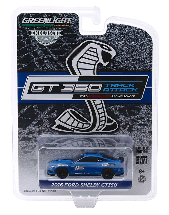 Ford Mustang Shelby GT350 2016 - Ford Performance Racing School -  (Hobby Exclusive) 1/64 Greenlight 30109 Passion Diecast 