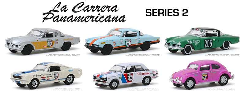 1953 Studebaker Commander no 17 - La Carrera Panamericana   2  - Greenlight 1-64  -  13260 A