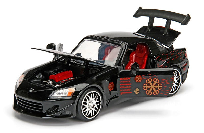 1/24 Johnny's 2001 Honda S2000 Black Fast & Furious JD-99541 jada passion diecast