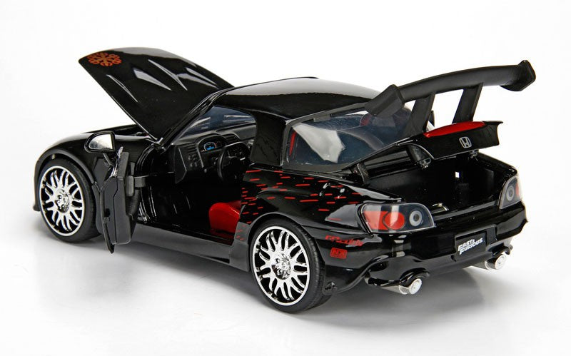 1/24 Johnny's 2001 Honda S2000 Black Fast & Furious JD-99541 jada passion diecast