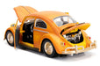 1971 Volkswagen Beetle and Charlie Figure – Transformers Bumblebee -  Jada 1/24 - 30114 -  Passion Diecast