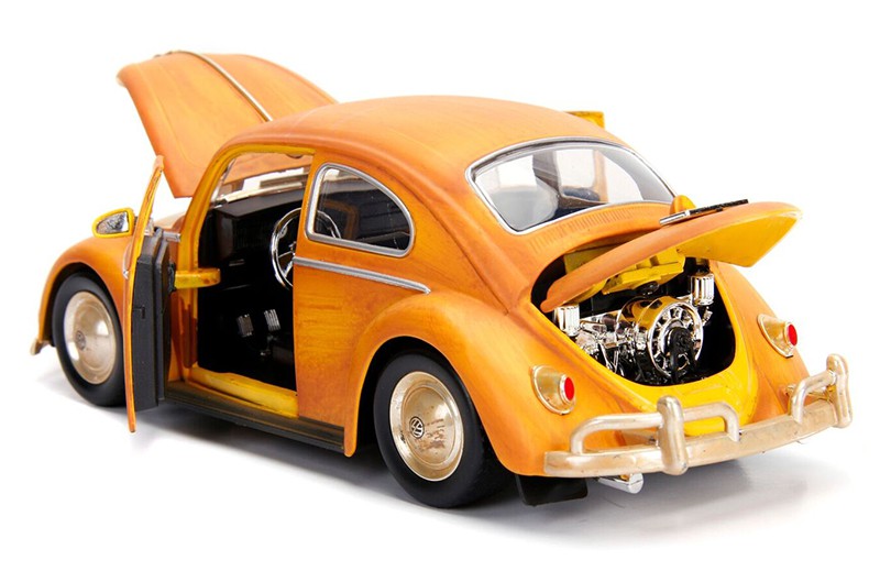 1971 Volkswagen Beetle and Charlie Figure – Transformers Bumblebee -  Jada 1/24 - 30114 -  Passion Diecast
