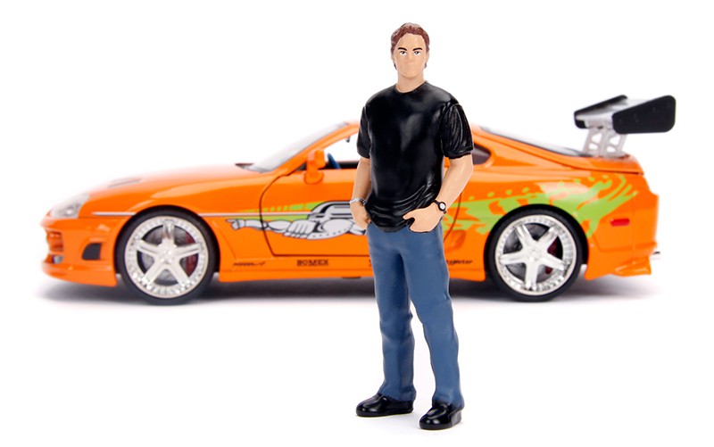 Brian's Toyota Supra with Diecast Brian Figure - Fast and Furious -  Jada 1/24 - 30738 -  Passion Diecast