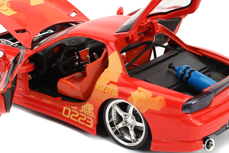Orange Julius' Mazda RX-7 - Fast & Furious -  Jada 1/24 - 30747 -  Passion Diecast