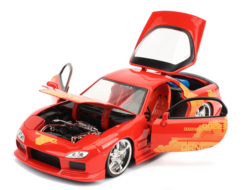Orange Julius' Mazda RX-7 - Fast & Furious -  Jada 1/24 - 30747 -  Passion Diecast