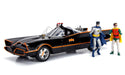 1966 Classic  Batmobile with Lights   Includes  Batman and Robin Figures  -   Jada 1/18-  98625 Passion Diecast