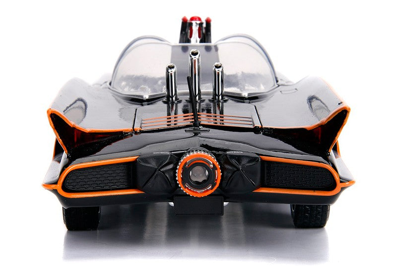1966 Classic  Batmobile with Lights   Includes  Batman and Robin Figures  -   Jada 1/18-  98625 Passion Diecast