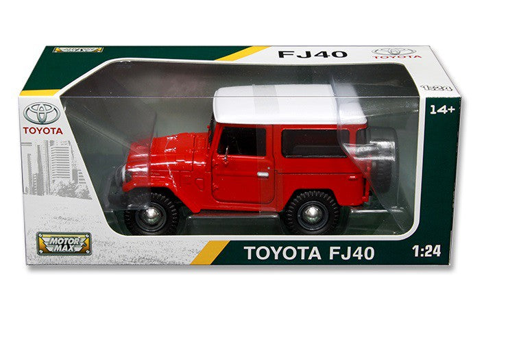 Toyota FJ40  Red - Platinum Collection - Motormax 1/24  - 79323