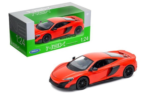McLaren 675LT Coupe Red  -  Welly 1/24 - 24089  - Passion Diecast