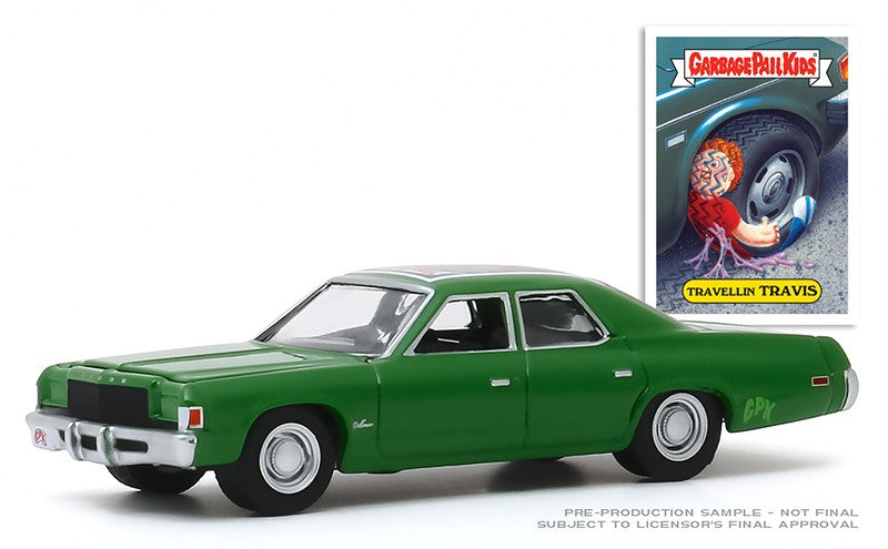 Travelin' Travis - 1977 Dodge Royal Monaco - Garbage Pail Kids Series 2,   1-64 greenlight - 54030 E - Passion Diecast