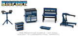 Bigfoot Monster Truck Shop Tool Accessories Pack Series 2  -  Greenlight 1/64 - 16040 A -  Passion Diecast 