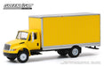 2013 International Durastar Box Van - Yellow / Silver Trim - H.D. Trucks  Series 18  1/64 Greenlight 33170 B-  Passion Diecast 