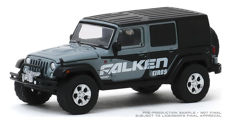 2014 Jeep Wrangler Unlimited - Falken Tires - Running on Empty Series 10 - 1-64 greenlight - 41100 E - Passion Diecast