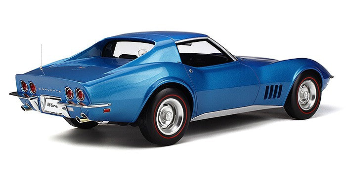 Chevrolet Corvette C3 1968  – Le Mans Blue - GT SPIRIT  1/12 -  GT255 -  Passion Diecast 