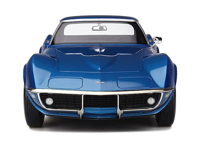 Chevrolet Corvette C3 1968  – Le Mans Blue - GT SPIRIT  1/12 -  GT255 -  Passion Diecast 