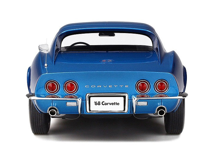 Chevrolet Corvette C3 1968  – Le Mans Blue - GT SPIRIT  1/12 -  GT255 -  Passion Diecast 