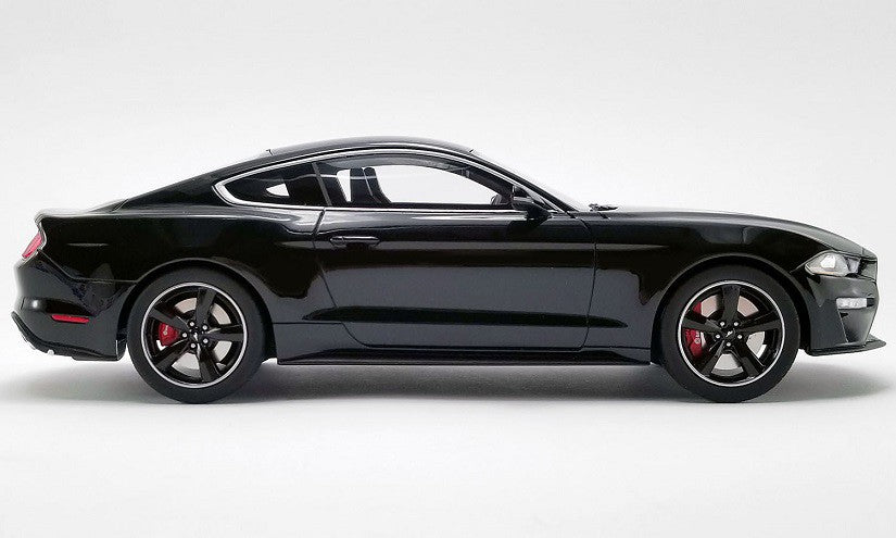 FORD MUSTANG BULLITT 2019 Shadow Black - GT SPIRIT 1/18 -  US017 B - Passion Diecast 