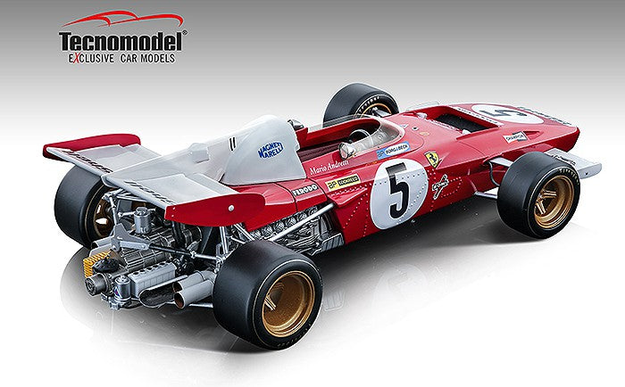 1971 Ferrari 312 B2, German GP, Mario Andretti - Tecnomodel 1/18 - TM18-121A - Passion Diecast 