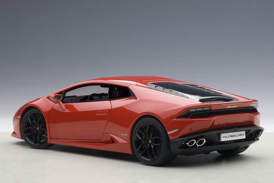 LAMBORGHINI HURACÁN LP610-4 (ROSSO MARS/RED METALLIC) 2014  - Autoart 1/18 -74601 - Passion Diecast 