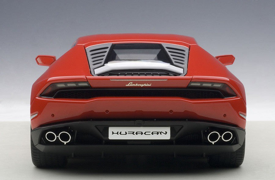 LAMBORGHINI HURACÁN LP610-4 (ROSSO MARS/RED METALLIC) 2014  - Autoart 1/18 -74601 - Passion Diecast 