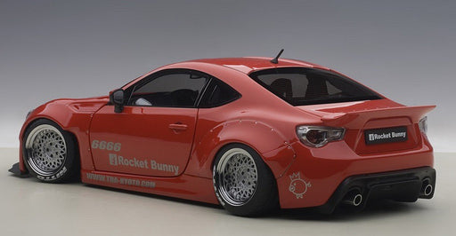 ROCKET BUNNY TOYOTA 86 (RED/SILVER WHEELS)- Autoart  1/18 - 78757 - Passion Diecast 