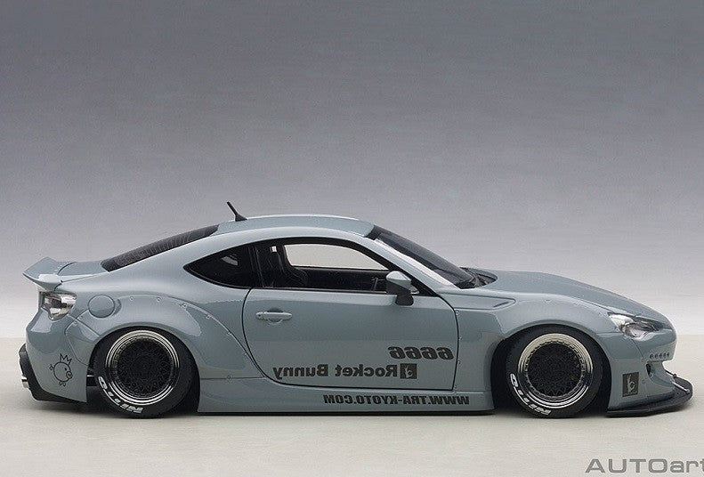 ROCKET BUNNY TOYOTA 86  CONCRETE GREY/BLACK WHEELS - Autoart  1/18 - 78759 - Passion Diecast 