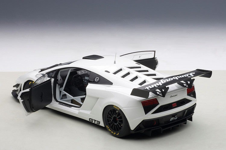 LAMBORGHINI GALLARDO GT3 FL2 2013 WHITE  Autoart  81358  - Passion Diecast 