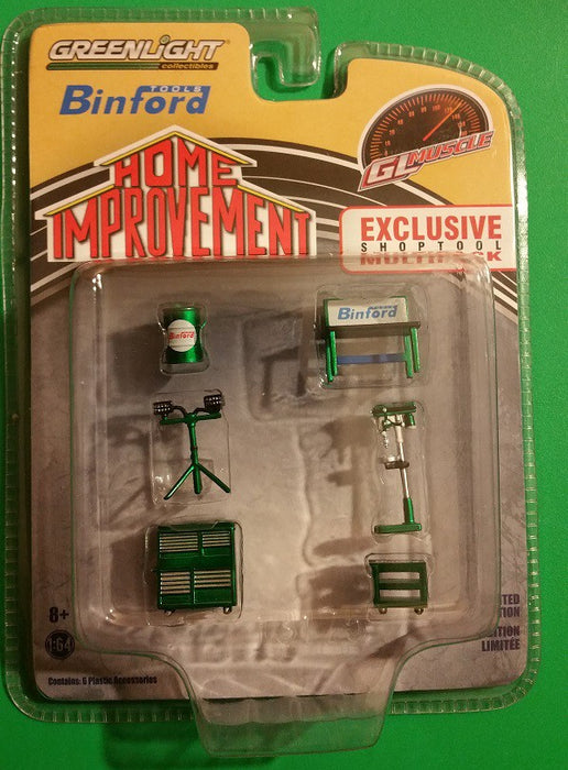 Binford  Shop Tool Set  Home Improvement - Greenlight 1/64 -  13175