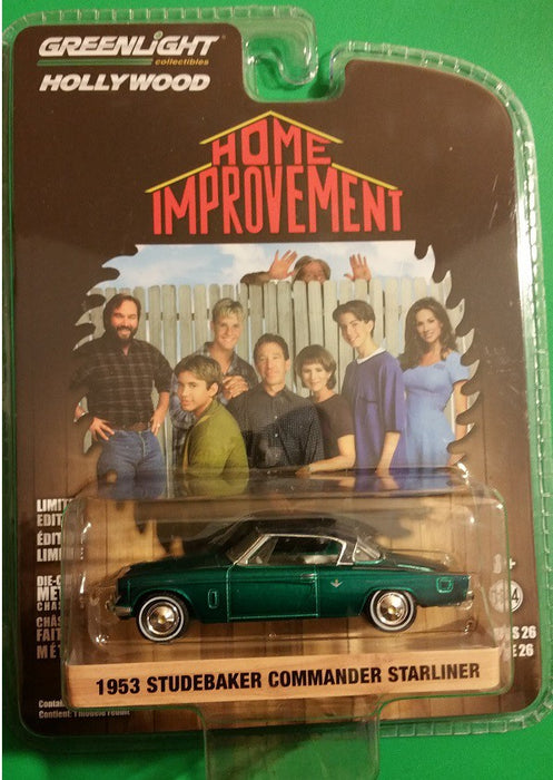 1953 Studebaker Commander Starliner - Home Improvement TV Series - Hollywood Series 26 - 1-64 Greenlight 44860 D