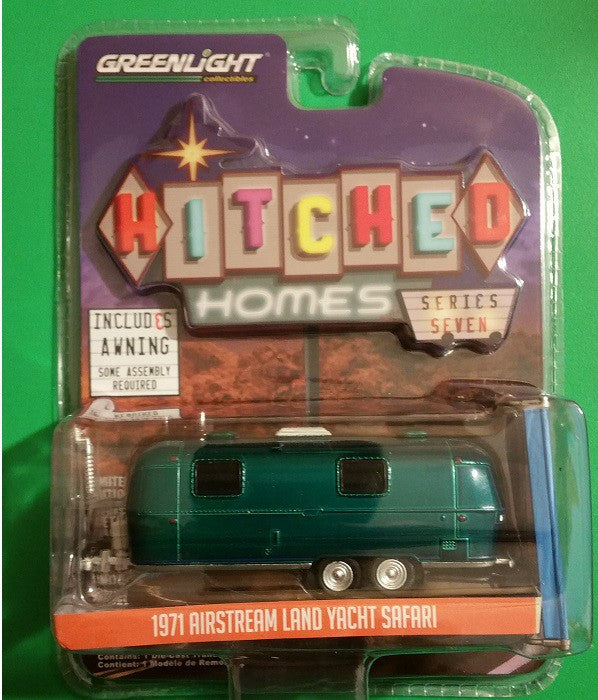 1971 Airstream Double-Axle Land Yacht Safari with Awning - 1-64 GREEN MACHINE - 34070 CGR