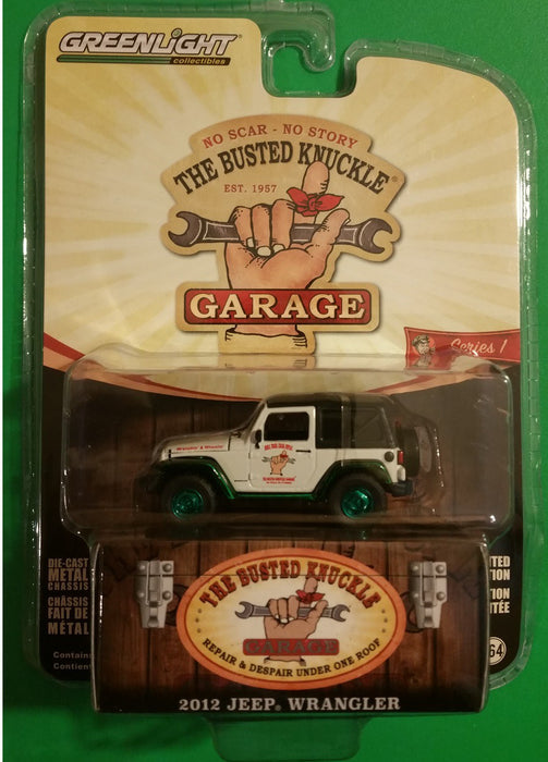 2012 Jeep Wrangler - Off Road Adventures - Busted Knuckle Garage Series 1   Greenlight 1-64 - 39010 E