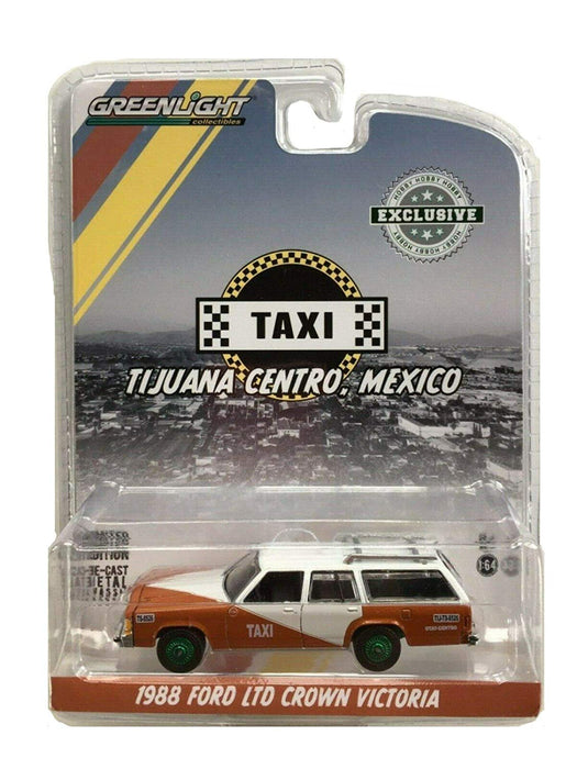 1988 Ford LTD Crown Victoria Wagon - Tijuana Centro, Mexico Taxi (Hobby Exclusive)  1/64 Greenlight 30026