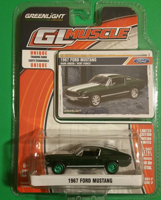 1967 Ford Mustang Verte FF  GL Muscle  17 Greenlight 1/64  13170 A