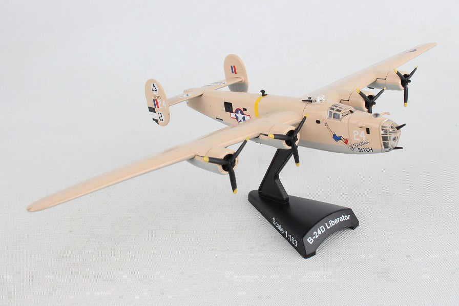 Consolidated B-24 LIBERATOR STRAWBERRY BITCH - POSTAGE STAMP 1/163 - PS5557-5 - Passion Diecast 