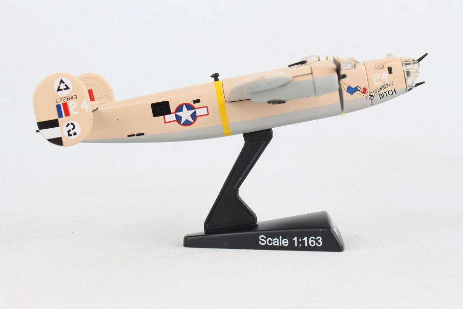 Consolidated B-24 LIBERATOR STRAWBERRY BITCH - POSTAGE STAMP 1/163 - PS5557-5 - Passion Diecast 