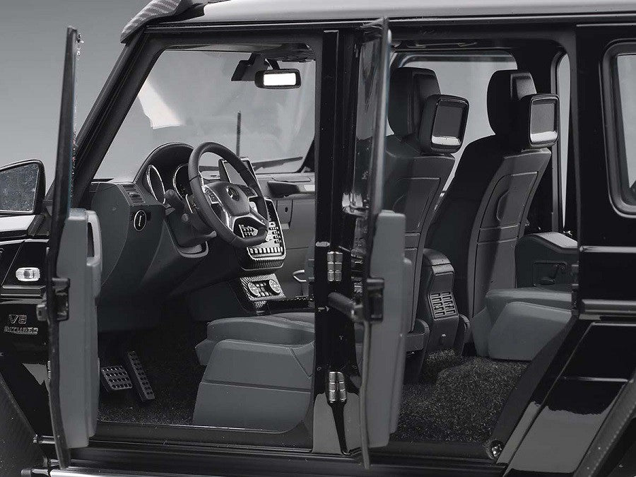 Mercedes G 63 AMG 6x6 2013 Gloss Black - Autoart 1/18 - 76306 - Passion Diecast 