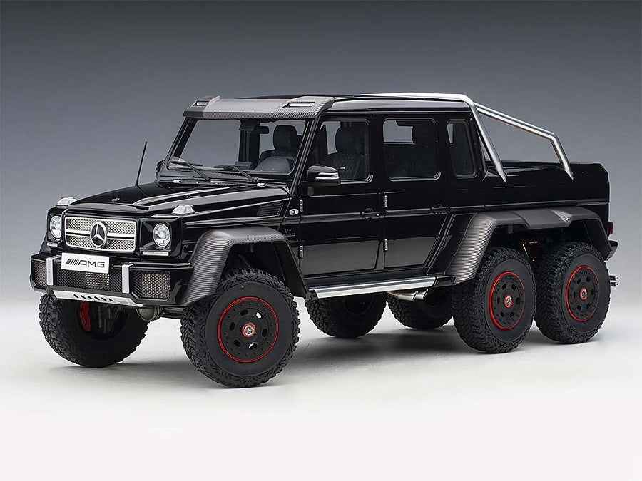 Mercedes G 63 AMG 6x6 2013 Gloss Black - Autoart 1/18 - 76306 - Passion Diecast 