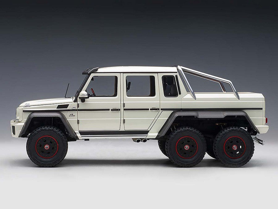 Mercedes G 63 AMG 6x6 2013 Designo Diamond White - Autoart 1/18 - 76307 - Passion Diecast 