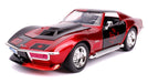 1969 Corvette Stingray with Harley Quinn Figure -  Jada 1/24 - 31196  - Passion Diecast 
