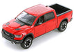 2019 Dodge Ram 1500 Rebel Pickup Truck Red Diecast Model - Motormax 1/24 - 79358 RD - Passion Diecast 
